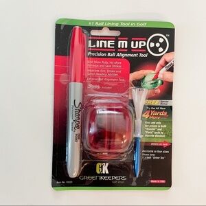 Golf Ball - Line M Up Pro Putt Positioning System